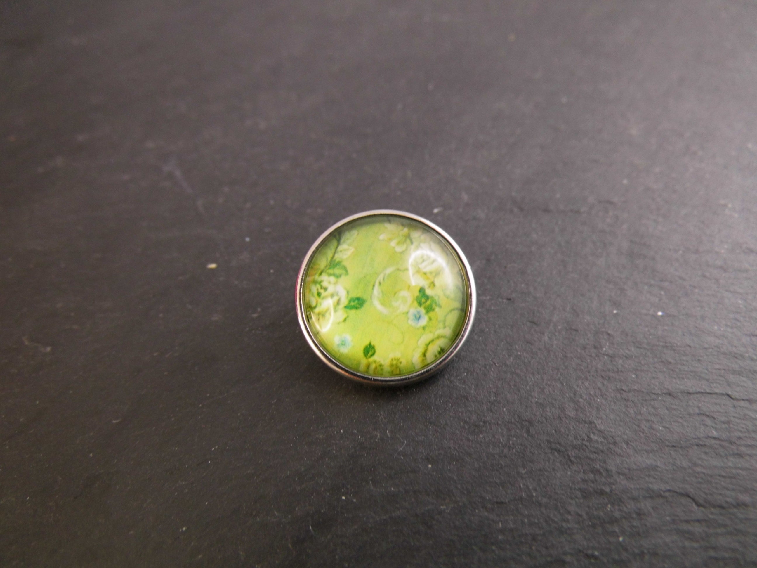 Click Button Metall Glas unterschiedliche Motive