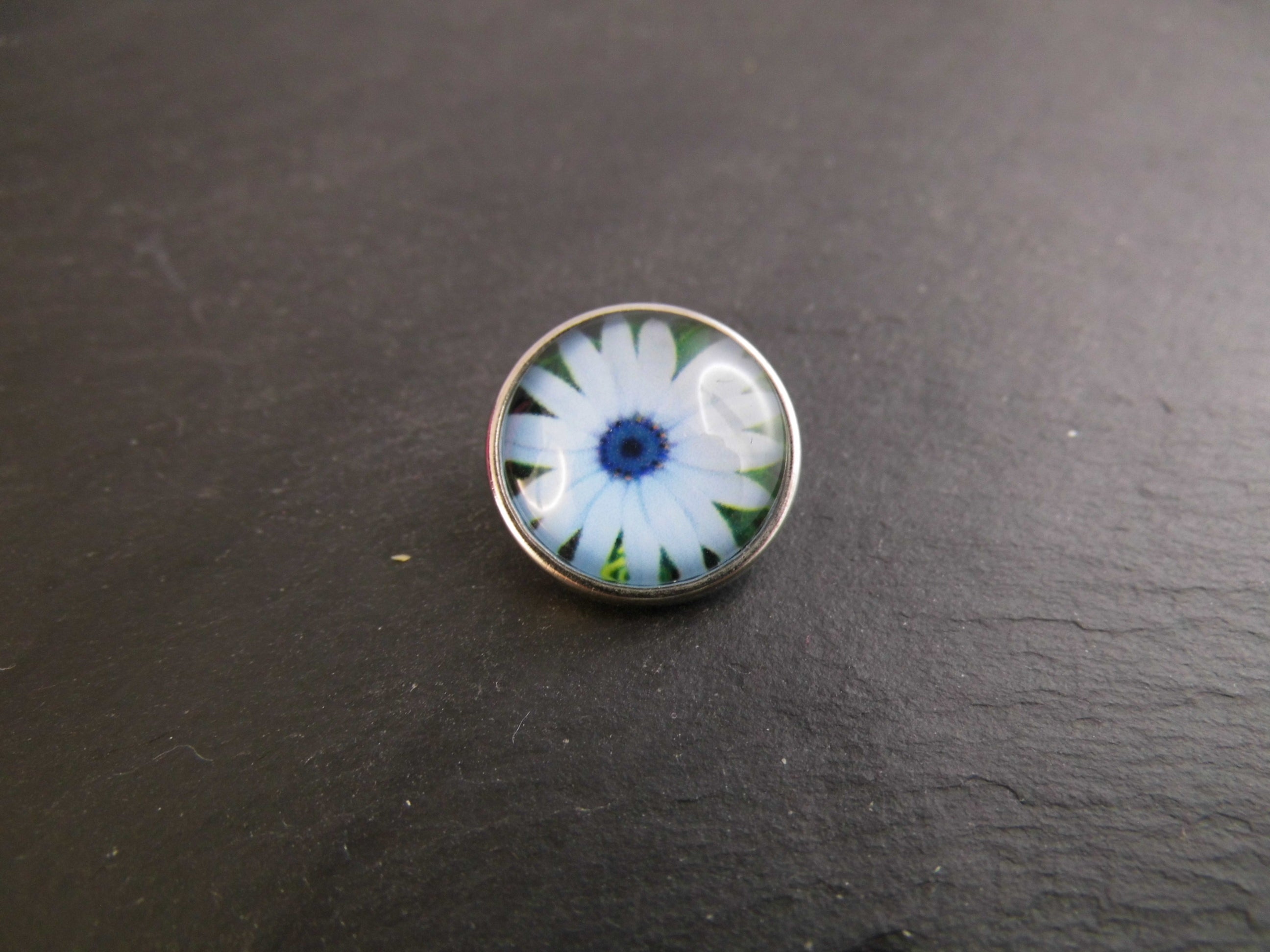 Click Button Metall Glas unterschiedliche Motive