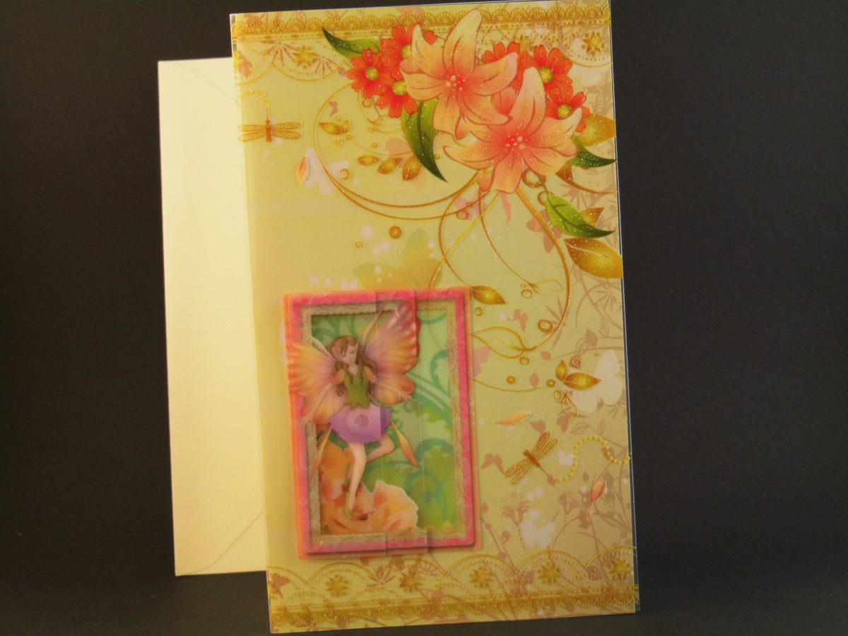 3D Karten Neutral verschiedene Fantasy Motive Universal