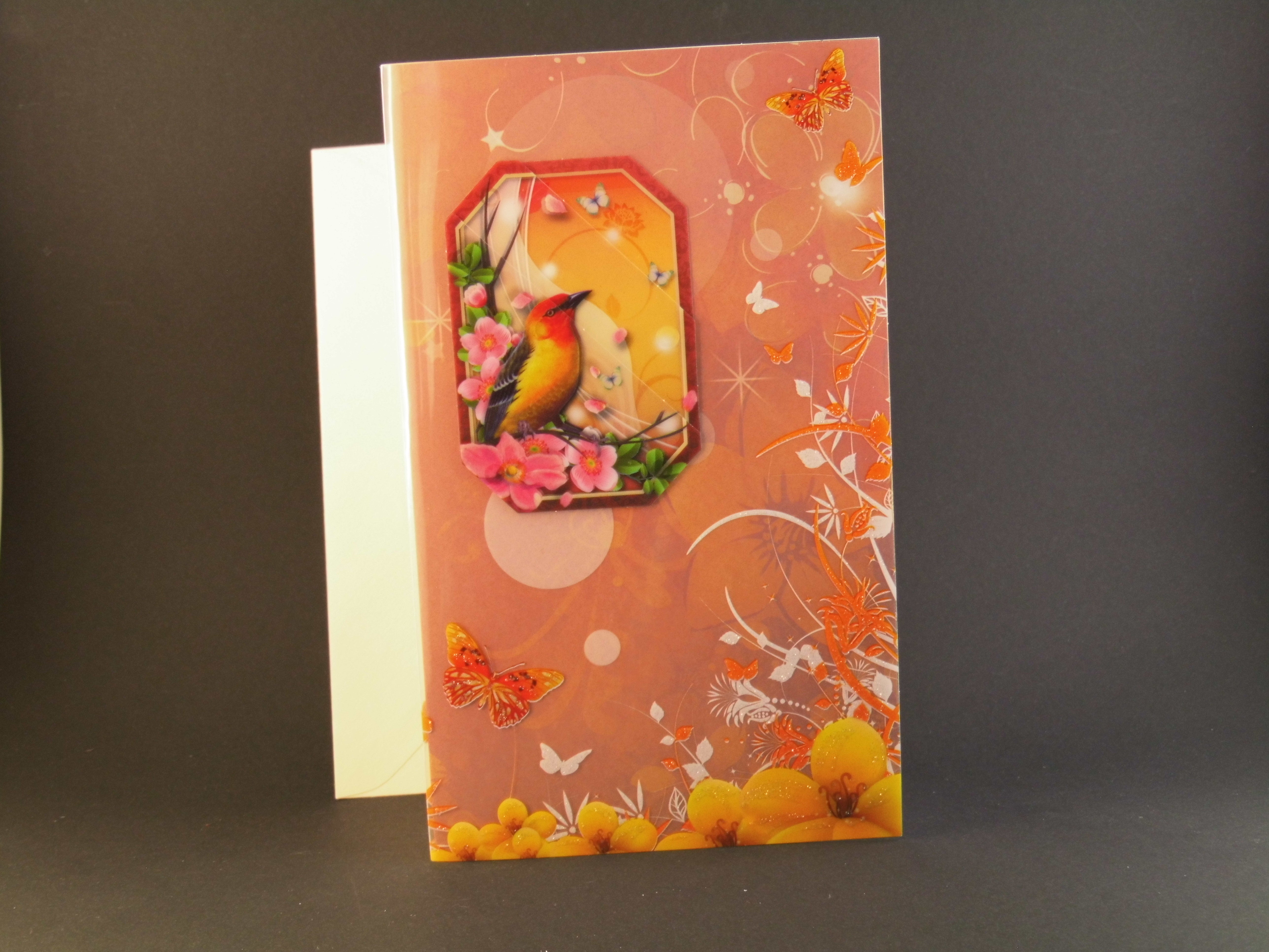 3D Karten Neutral verschiedene Fantasy Motive Universal