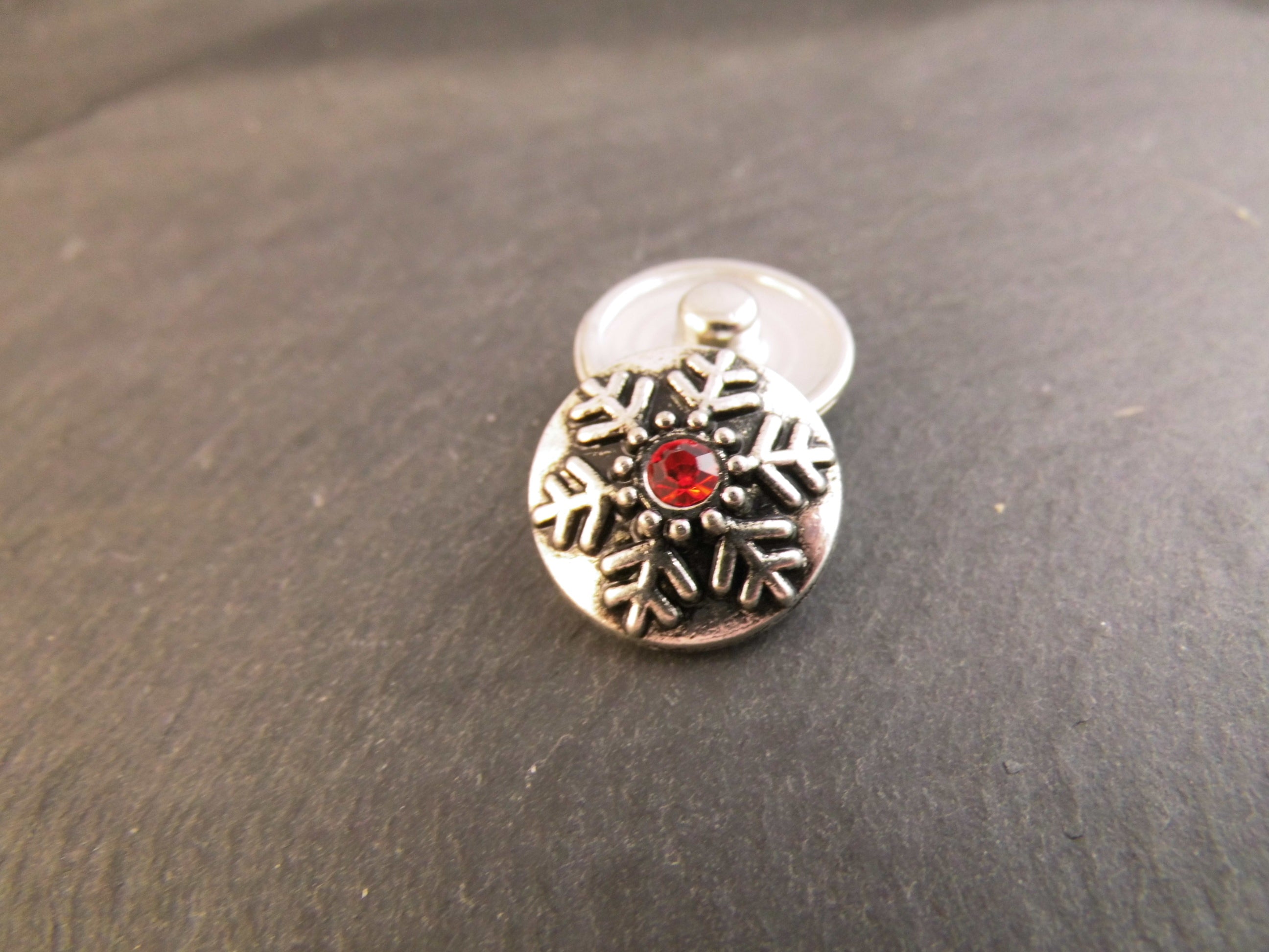 Click Button Metall Glitzersteine verschiedene Motive