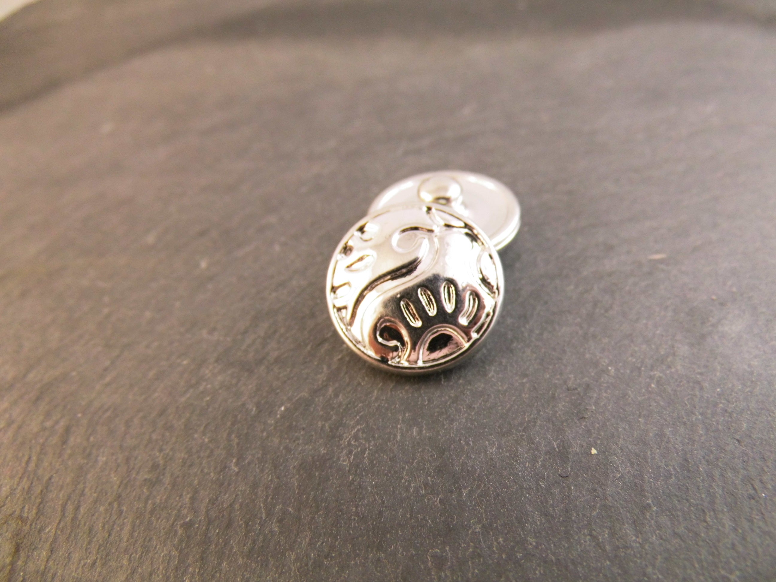 Click Button Metall verschiedene Motive