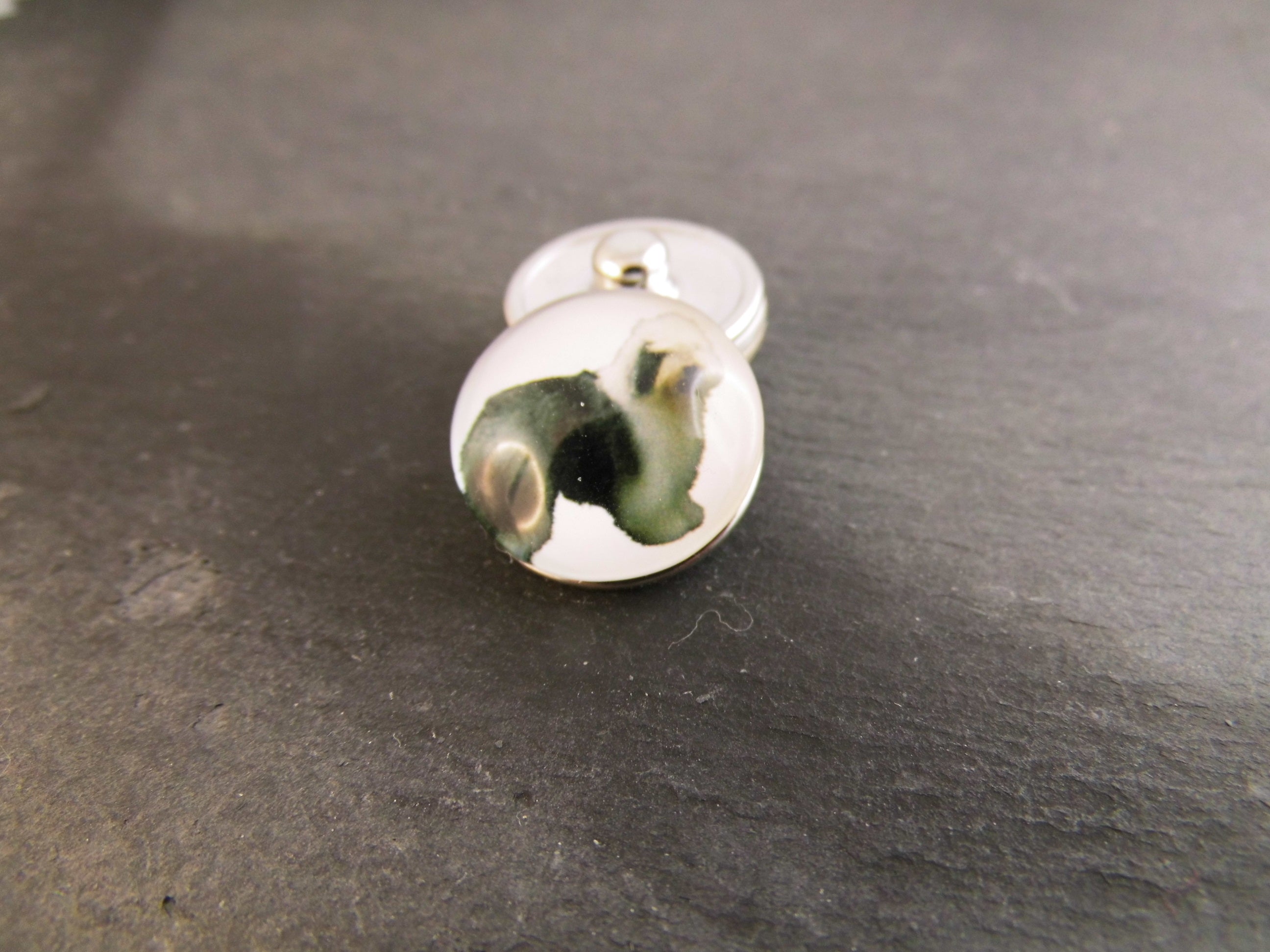Click Button Metall Glas unterschiedliche Motive