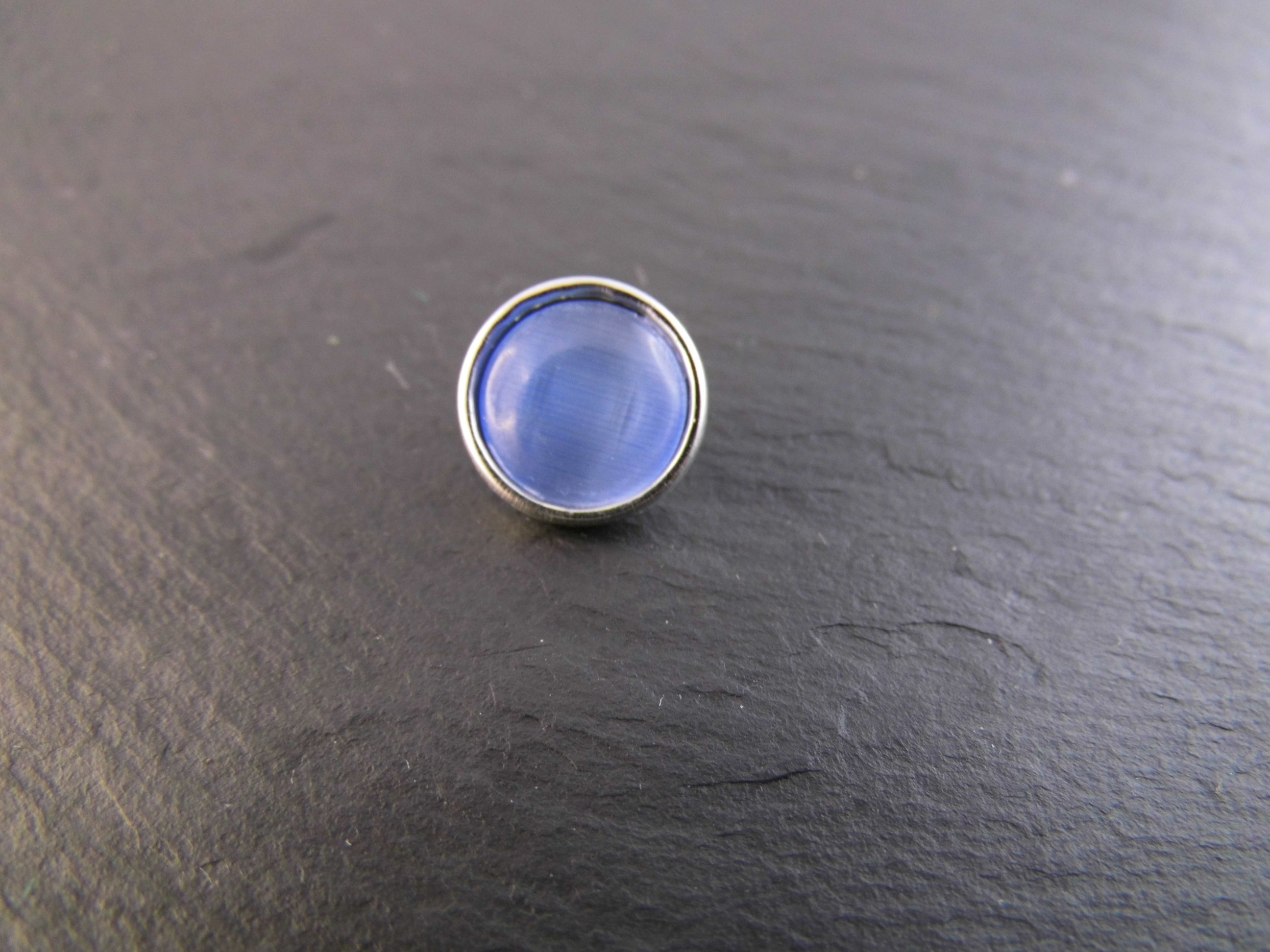 Mini Click Button Cateye Stein in verschiedenen Farben