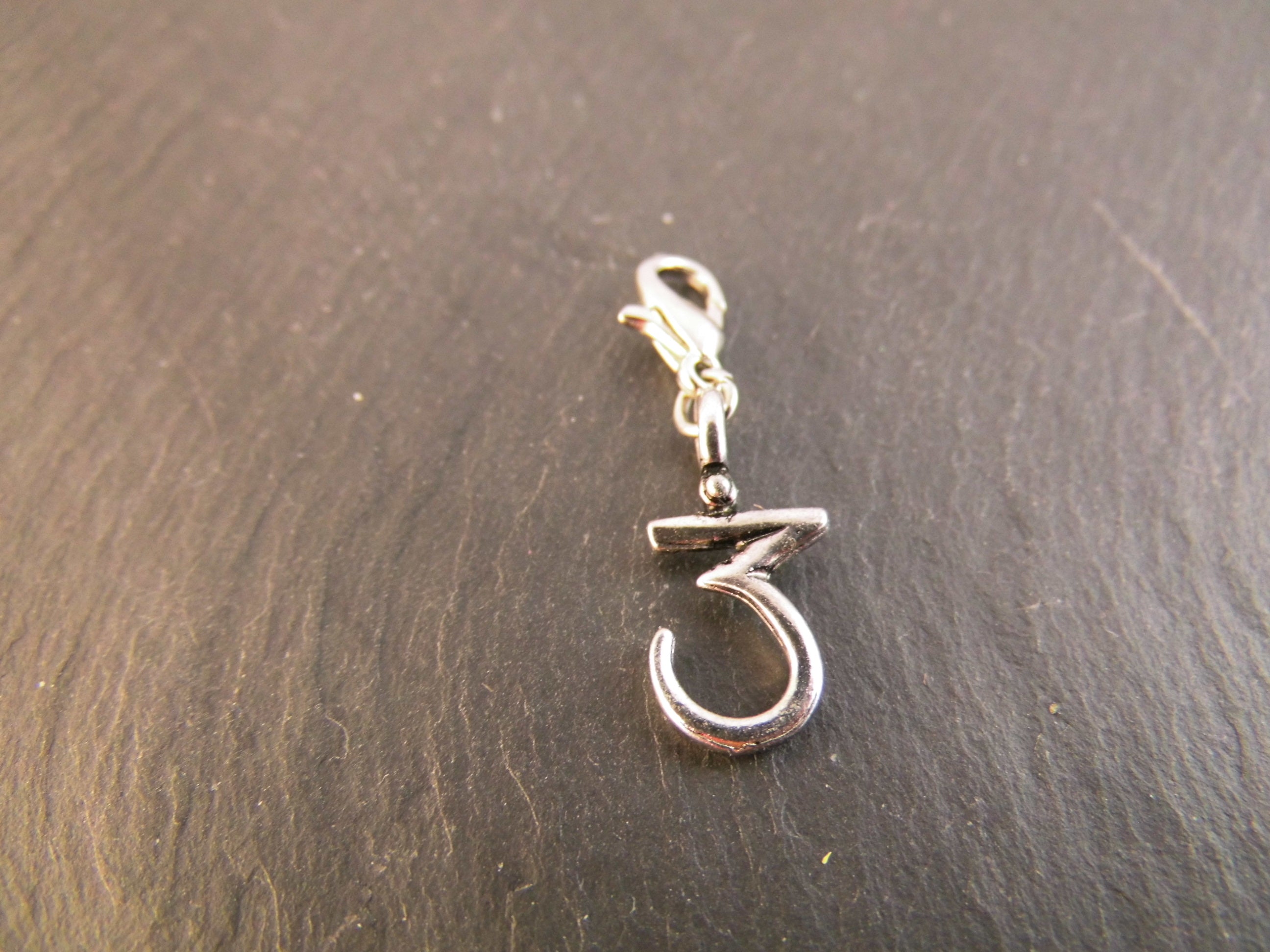 Charm Anhänger Bettelarmband Zahlen