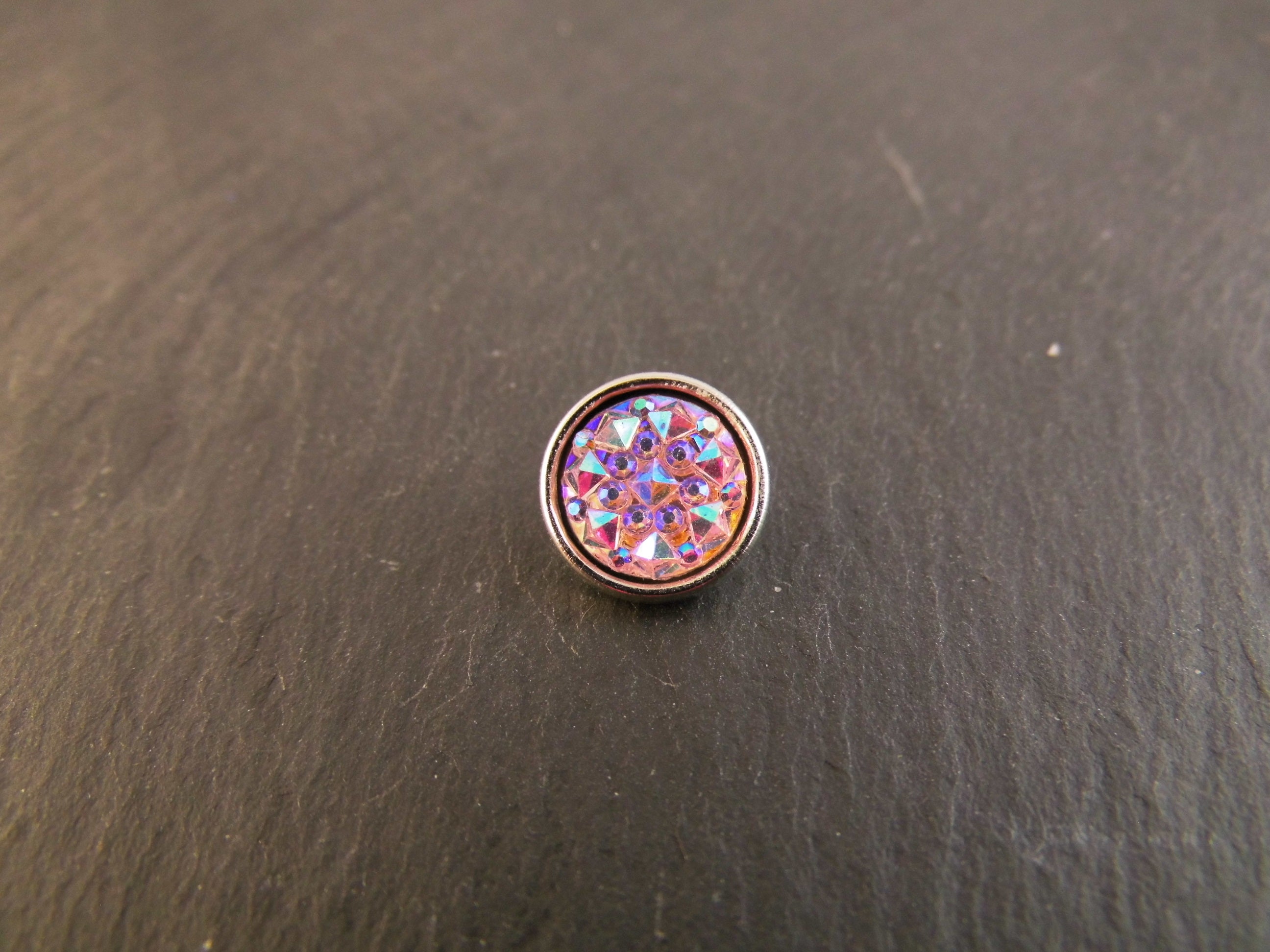 Mini Click Button Glitzer verschiedene Farben