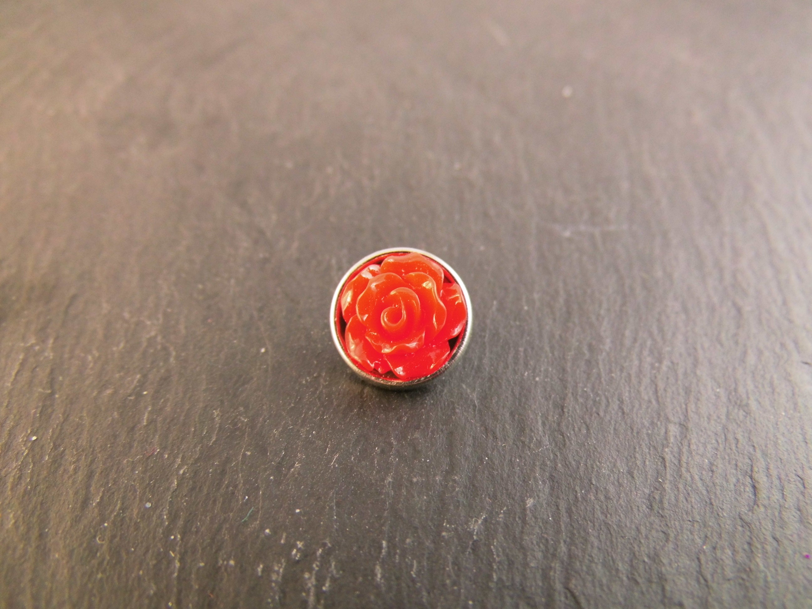 Mini Click Button Rose verschiedene Farben