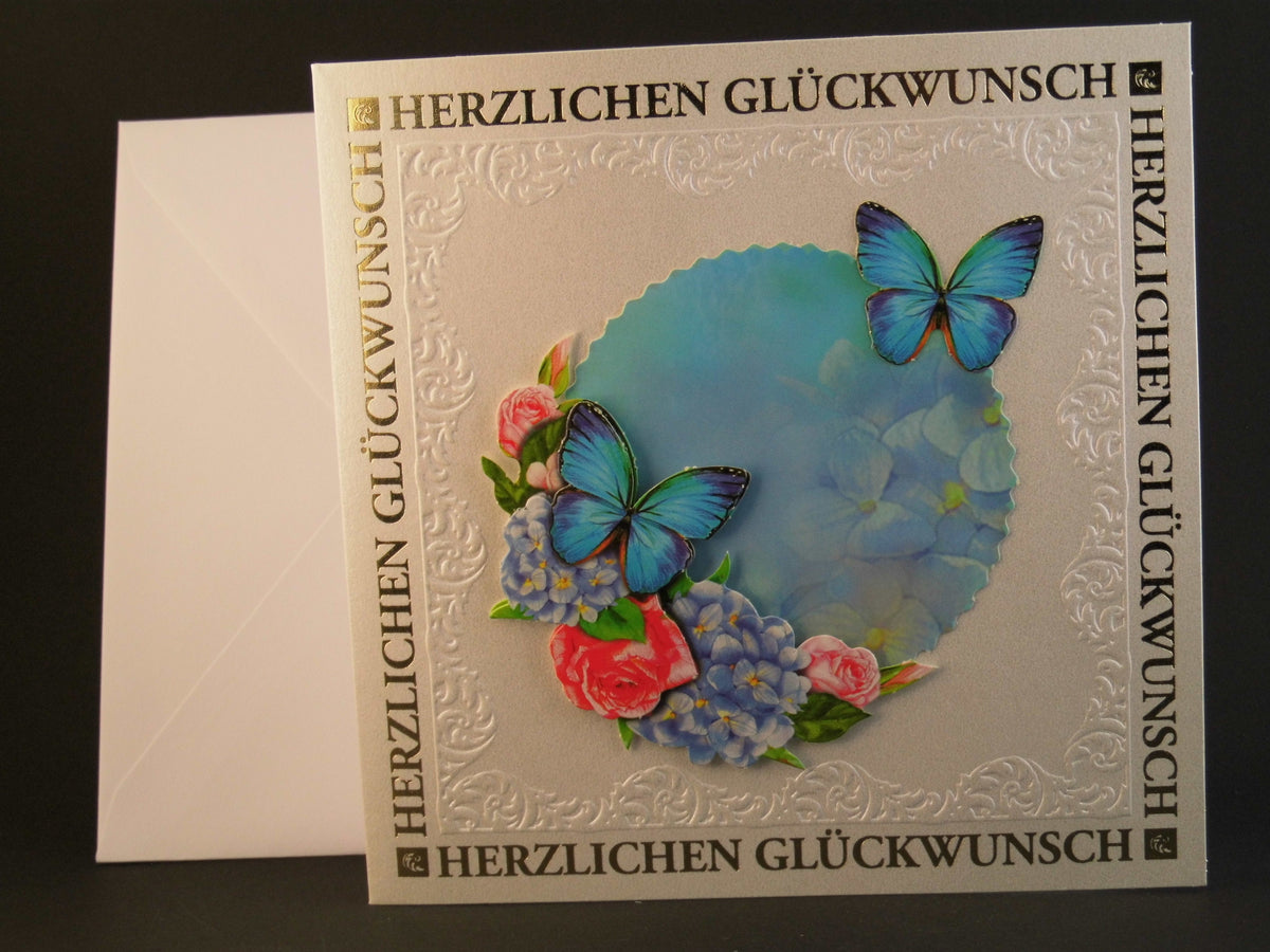 3D Karten  Herzlichen Glückwunsch verschiedene Motive